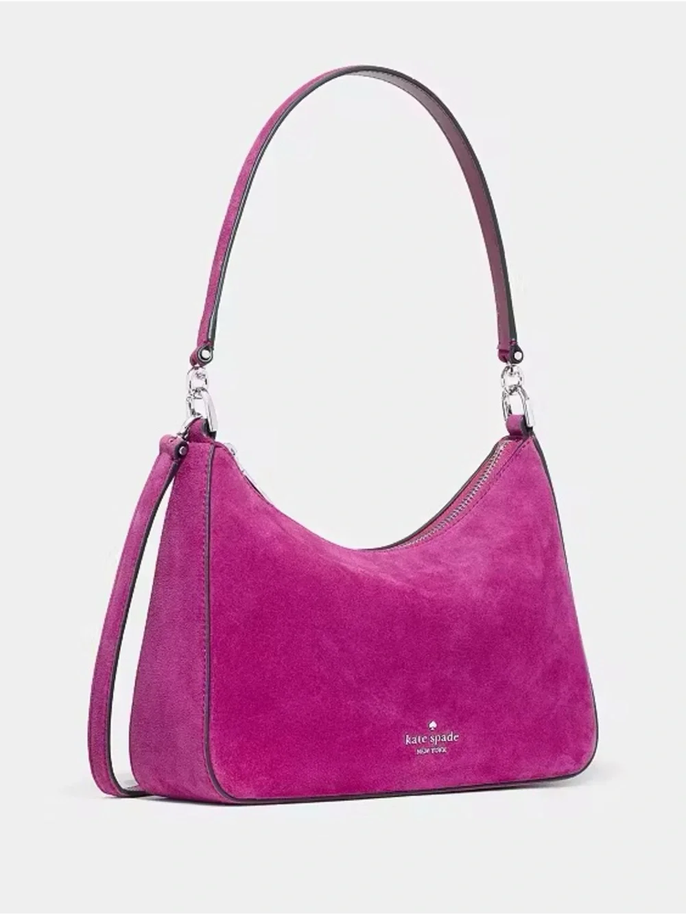 ♠️Kate Spade New York Margot Suede Medium Convertible Shoulder Bag, Beet NWT